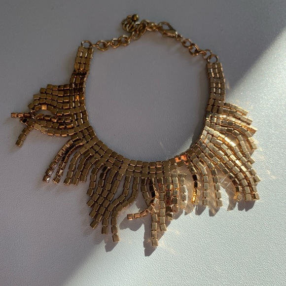 Elegant Gold Rhinestone Upper Arm bracelets. Set of two. - Picture 3 of 3